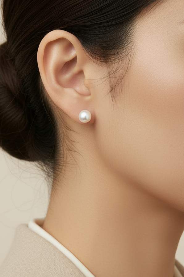Freshwater Pearl Stud Earrings