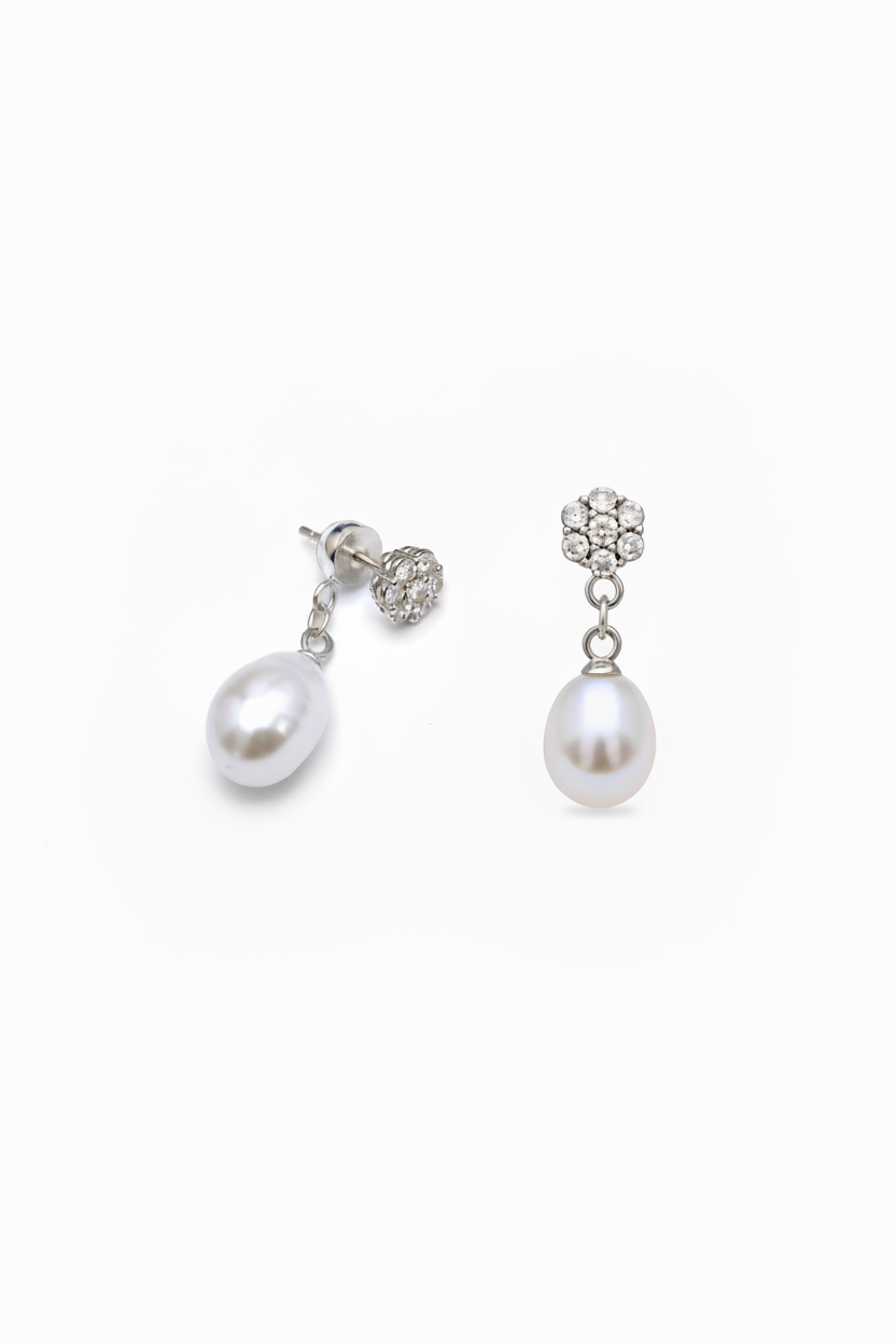 Convertible Freshwater Pearl Earrings
