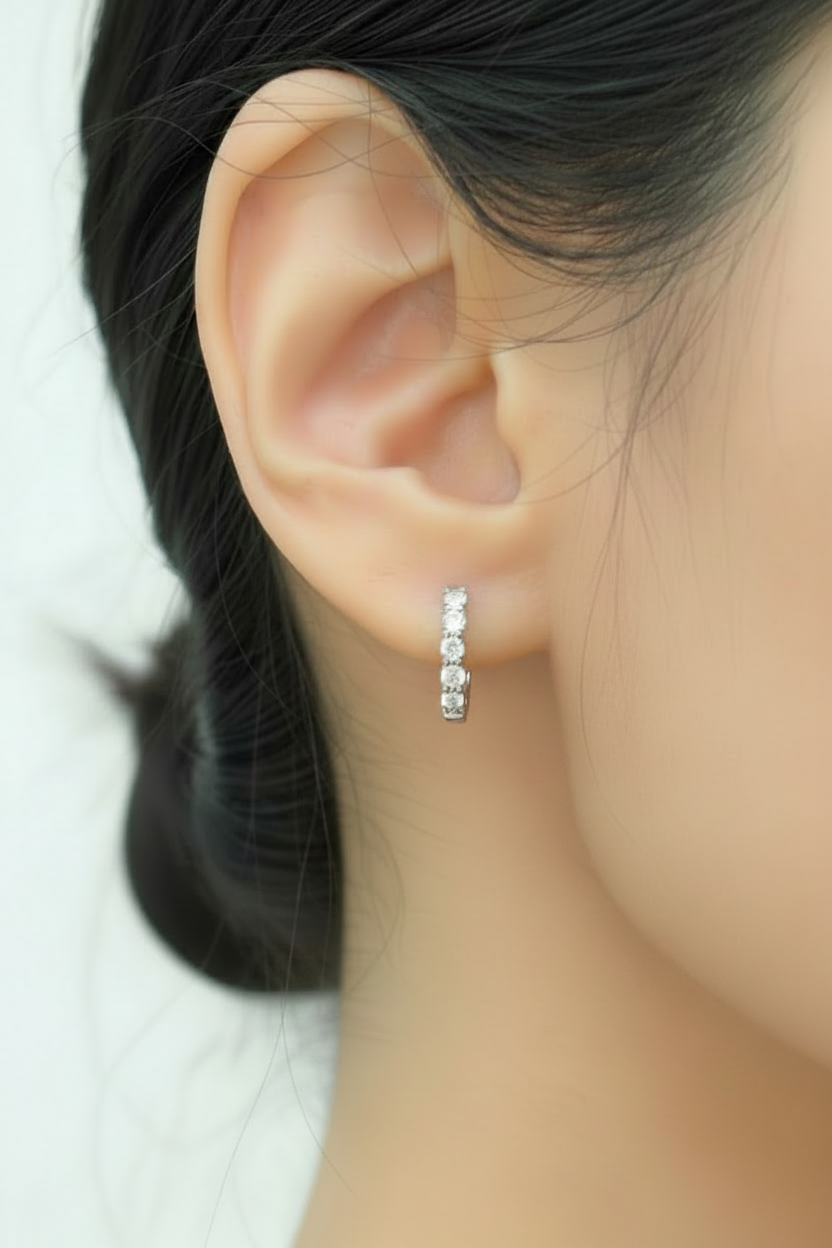 One pair Two style Freshwater Pearl Earrings
